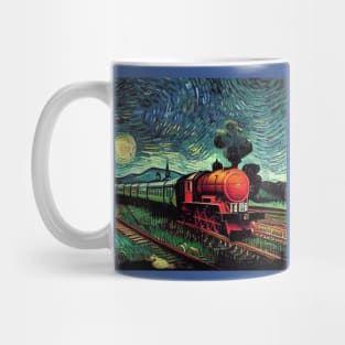 Starry Night Wizarding Express Train Mug